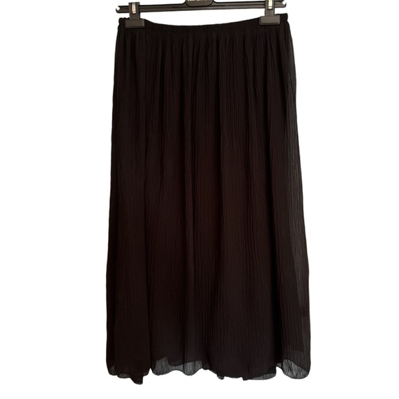EILEEN FISHER PLEATED MIDI SKIRT - Picture 2 of 13